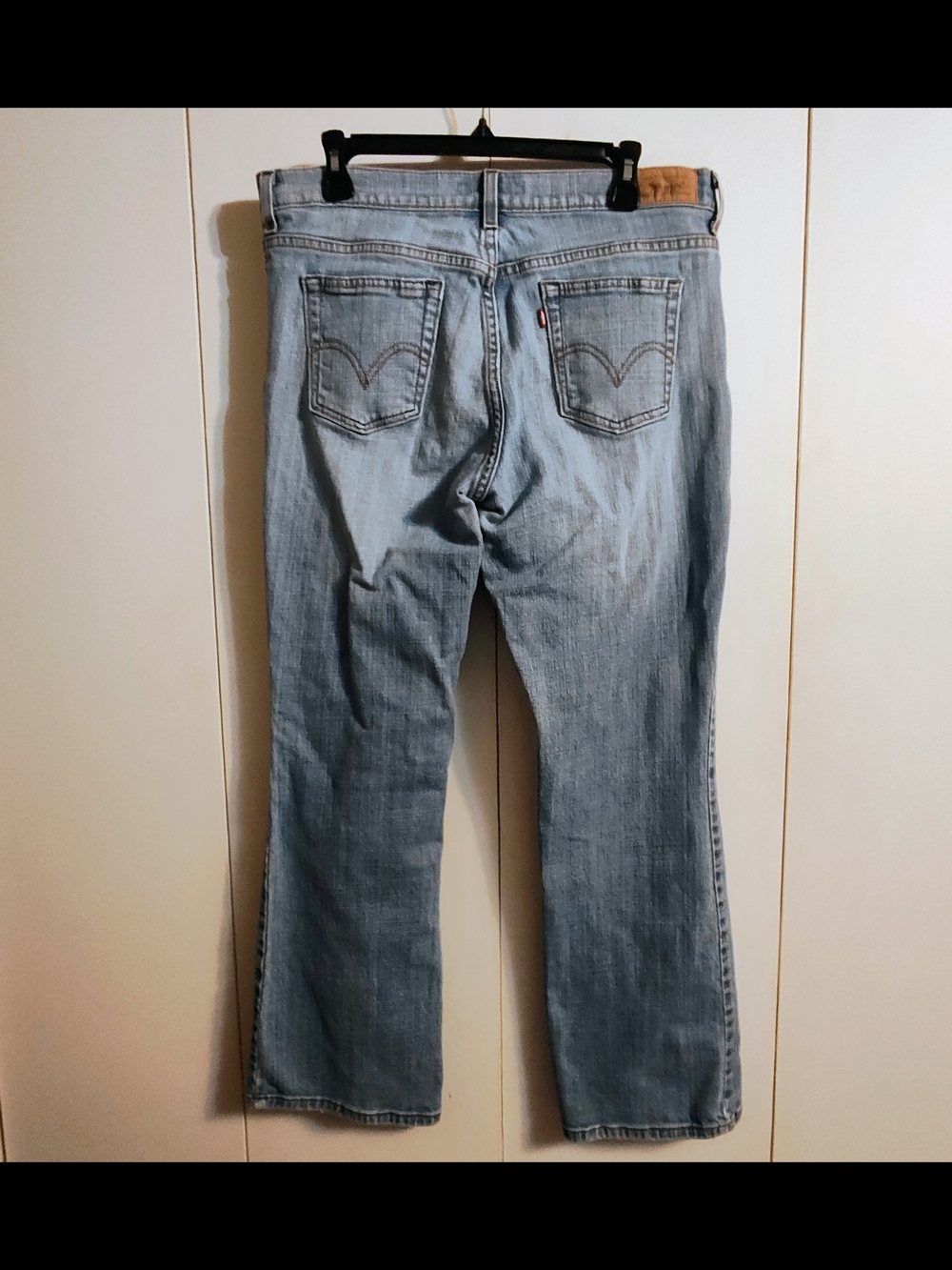 Levi's 515 Light Blue Boot Cut Jeans Size 12 - Picture 2 of 13